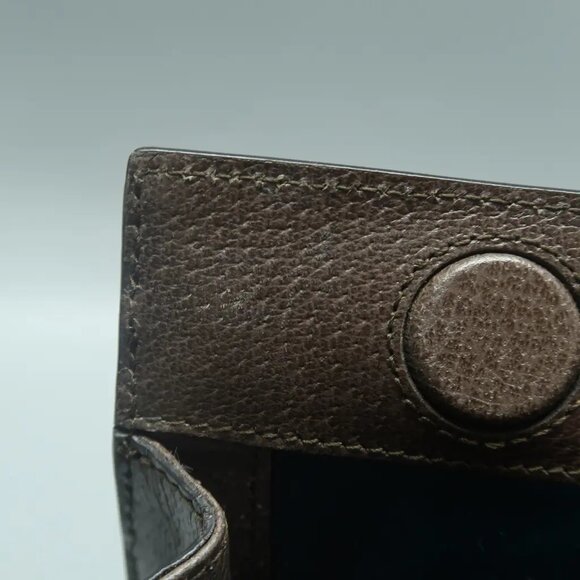 GUCCI Ophidia Brown Canvas Shoulder Bag 1126-020625 - Picture 9 of 12